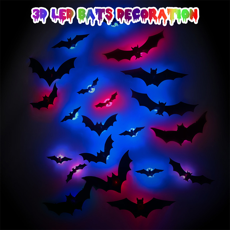 Cosplay Bat Prop - Adesivo de Parede 3D de Morcego