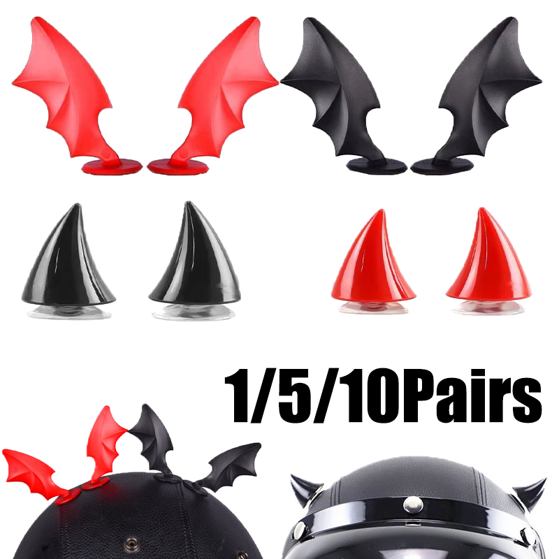 Cosplay Bat Prop - ﻿ Decoração de Capacete de Motocicleta