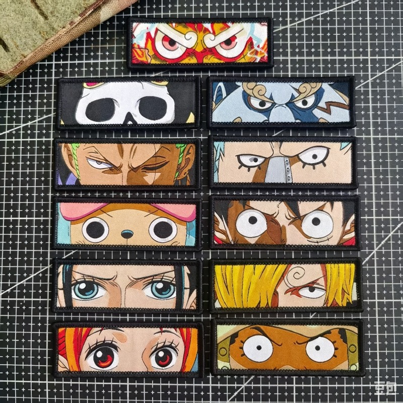 Velcro Hook Loop - Patch de Velcro Anime One Piece