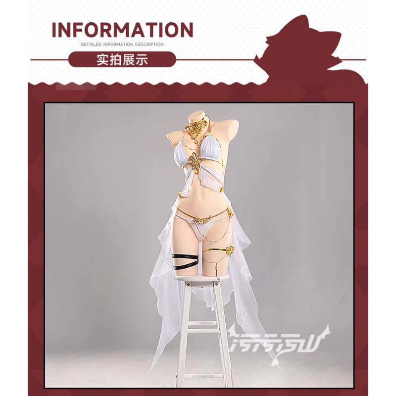 Biquíni sexy feminino, acessór - Prop De Cosplay avaliação e preço