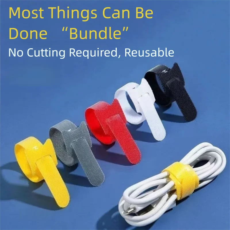 Organizador de cabos reutilizá - Velcro Hook Loop avaliação e preço