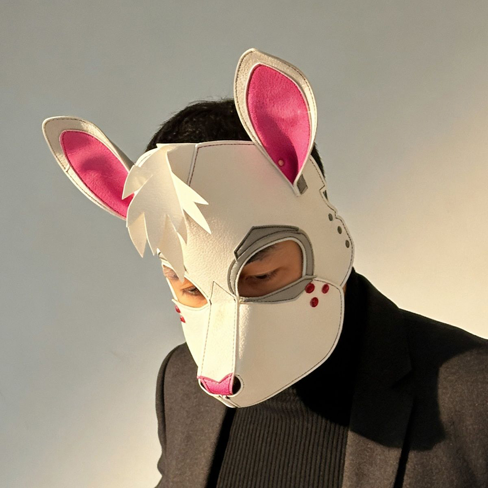 Máscara de Coelho Punk com Pad - Cosplay Prop Pattern avaliação e preço
