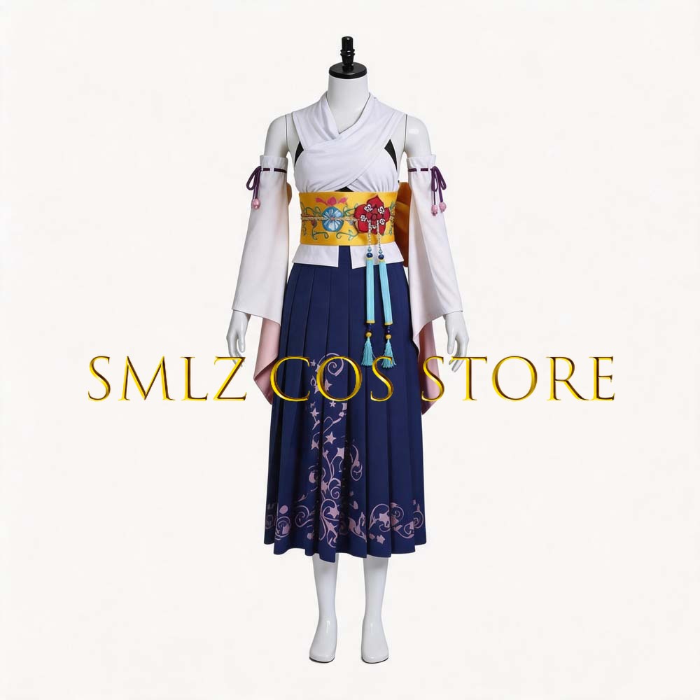Fantasia Cosplay Yuna FF10 X S - Prop De Cosplay avaliação e preço