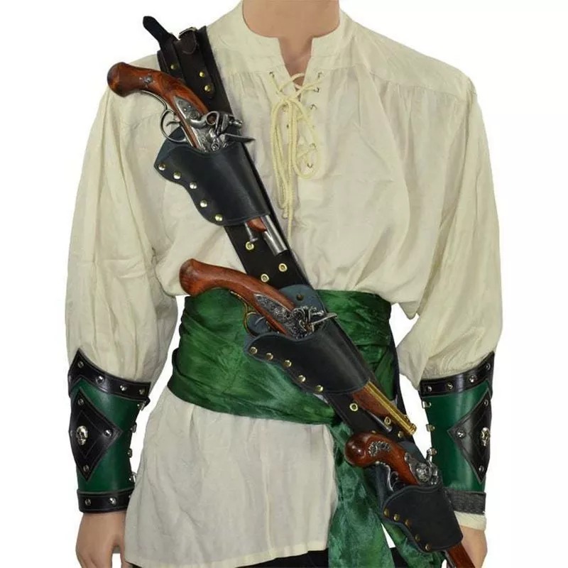 Renascentista pirata flintlock - Cosplay Prop Pistol avaliação e preço