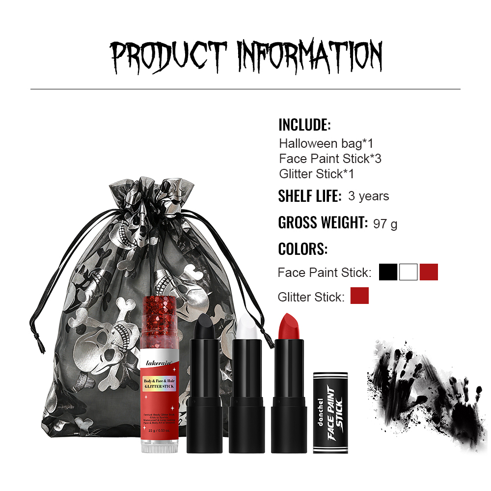 Kit de Maquiagem DANCHEL Horro - Body Paint Sfx avaliação e preço