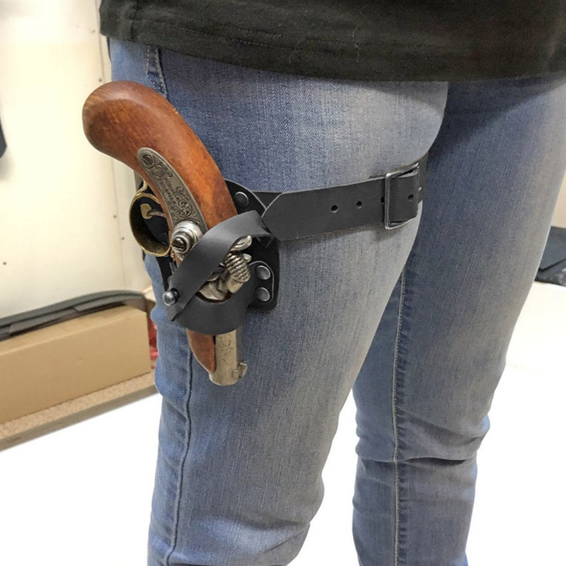 Mini pistola derringer perna l - Cosplay Prop Pistol avaliação e preço