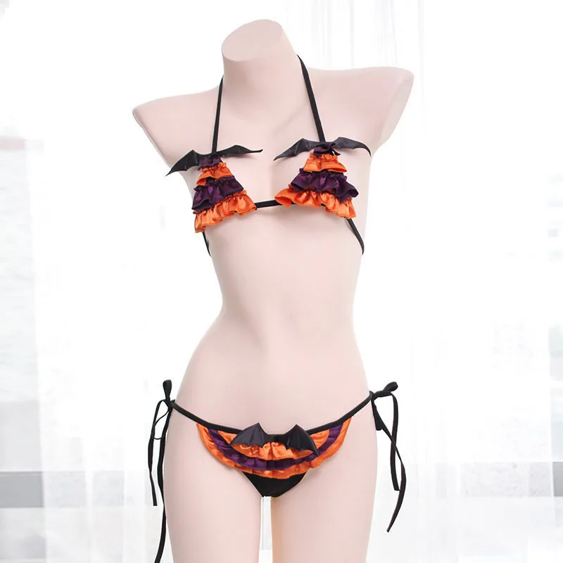 Conjunto de Lingerie Sexy Góti - Cosplay Bat Prop avaliação e preço