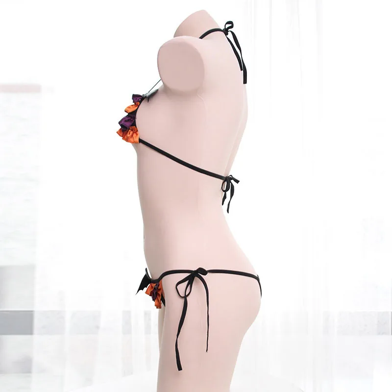 Conjunto de Lingerie Sexy Góti - Cosplay Bat Prop avaliação e preço
